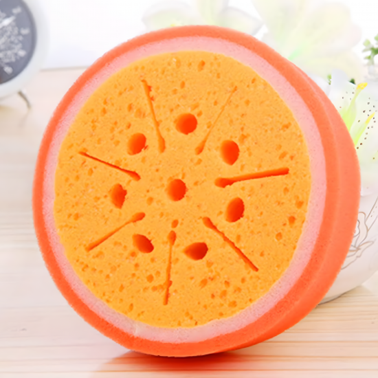 Fruit-Shaped Sponge
